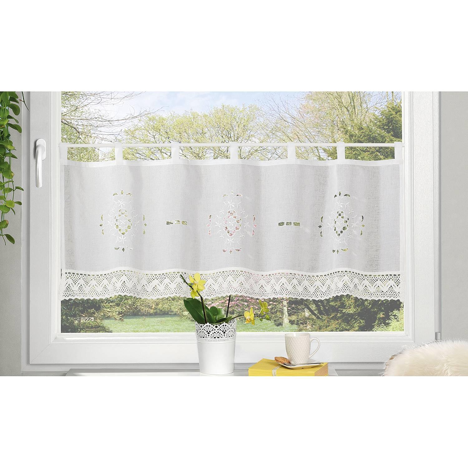 Fensterbehang Alerga Polyester Weiß 0