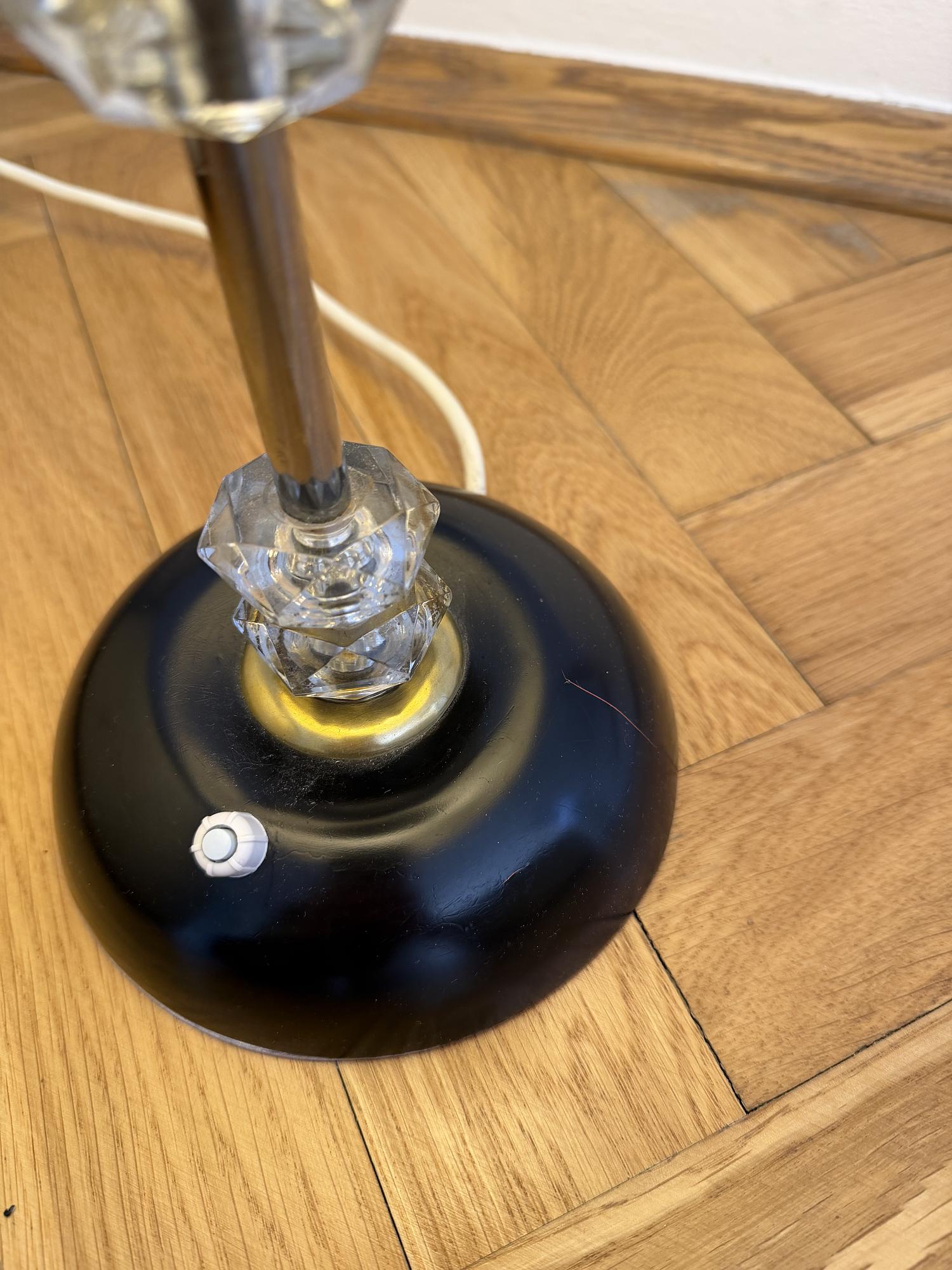 Tischlampe Metall Schwarz 1970er Jahre 6