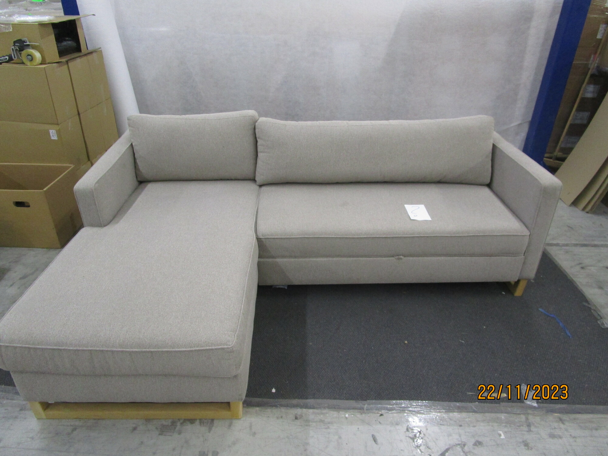 Madison Schlafsofa Récamiere Links Agnes Brown 4