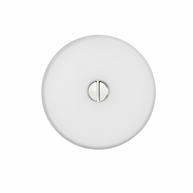 Mini Button Weiß 0