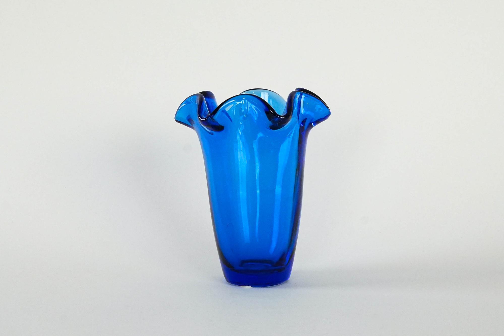 Vase Kobaltblau 2