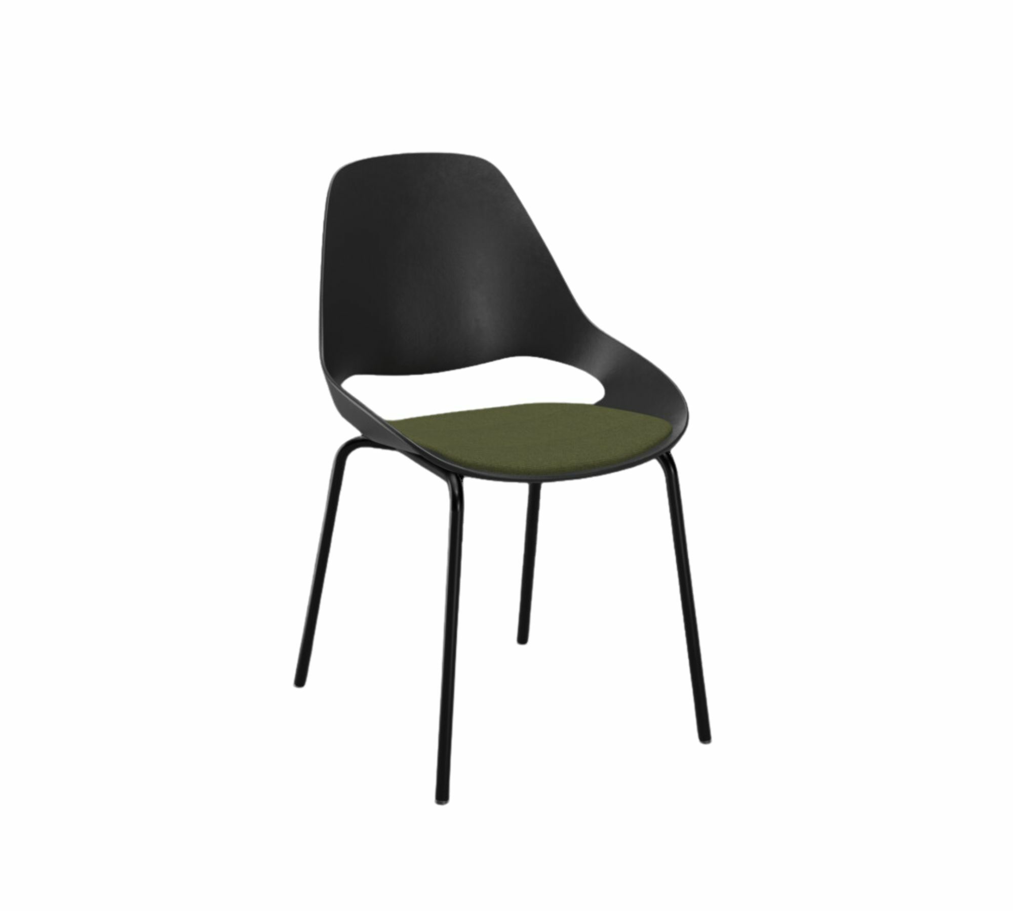 FALK Stuhl Aluminium Pulverbeschichtet Kunststoff Kiefergrün 0