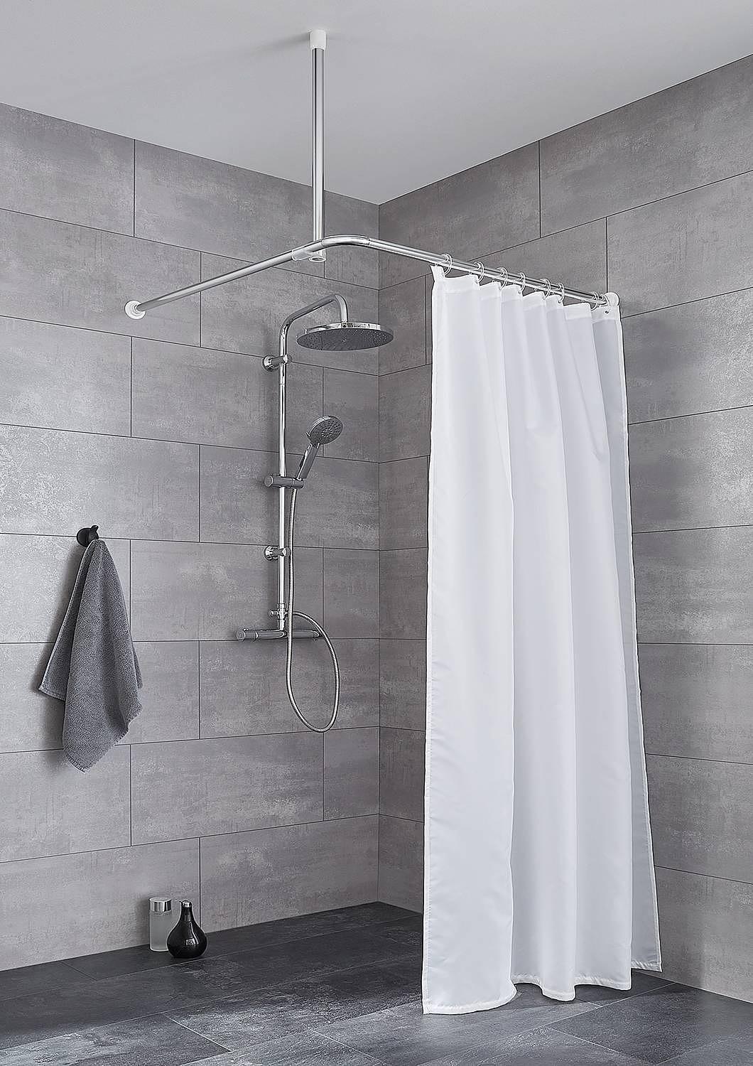 Winkelstange Universal-Stange Aluminium Silber 3