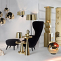 Mirror Ball LED Pendelleuchte Gold 2