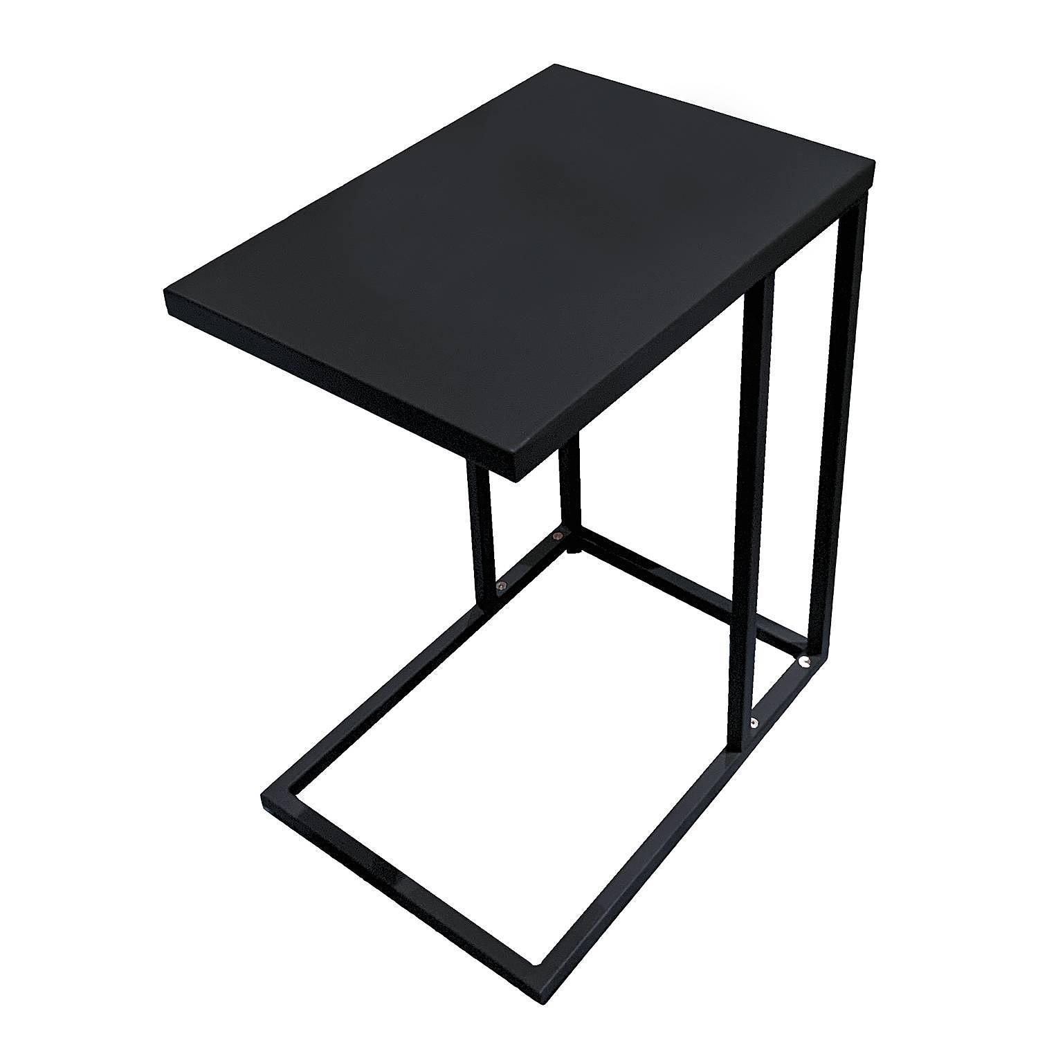 Dorea Beistelltisch Stahl Schwarz 3