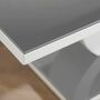 Couchtisch Holz Glas Grau 2
