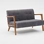 Kemer Sofa Buchenholz Grau 4