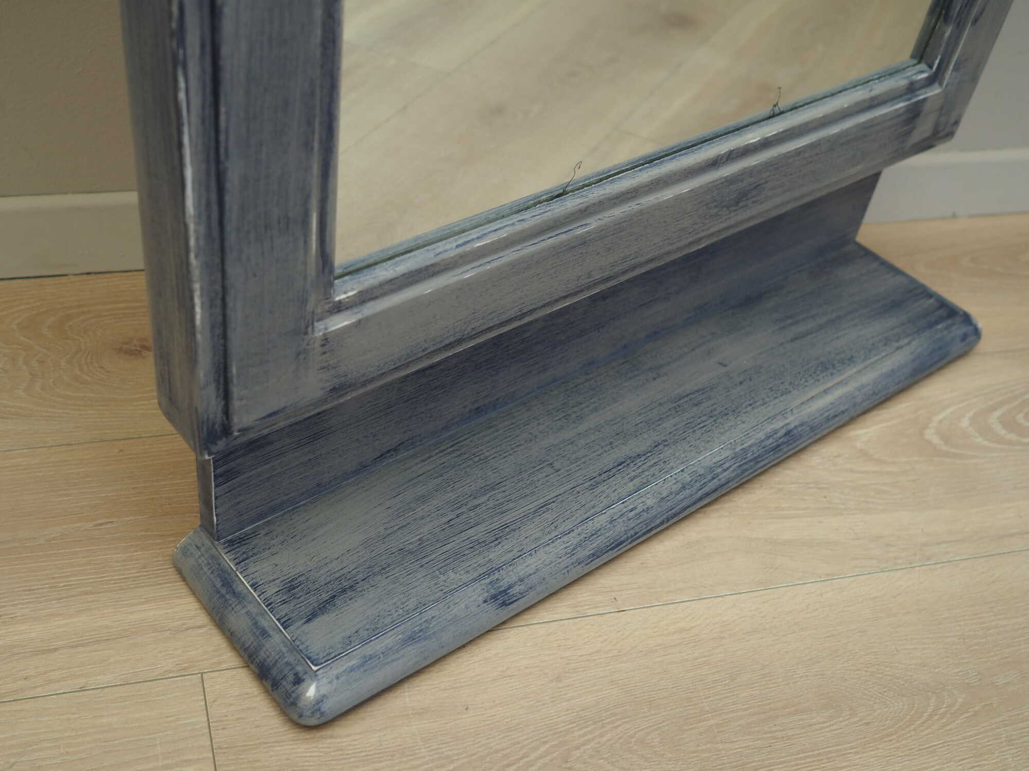 Vintage Mirror Beechwood Grey 1960s 6