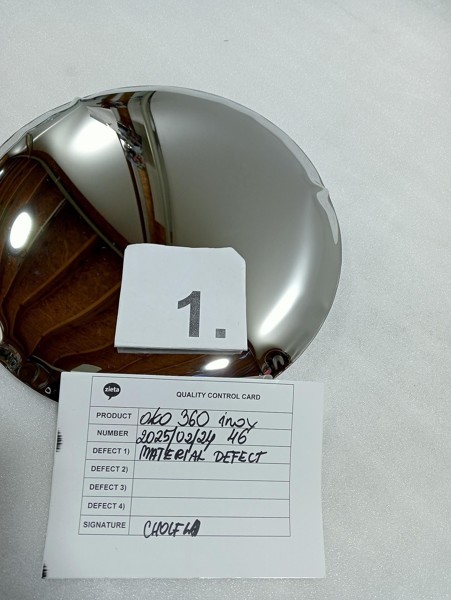 OKO Mirror 360 Polished Stainless Steel Silver 3