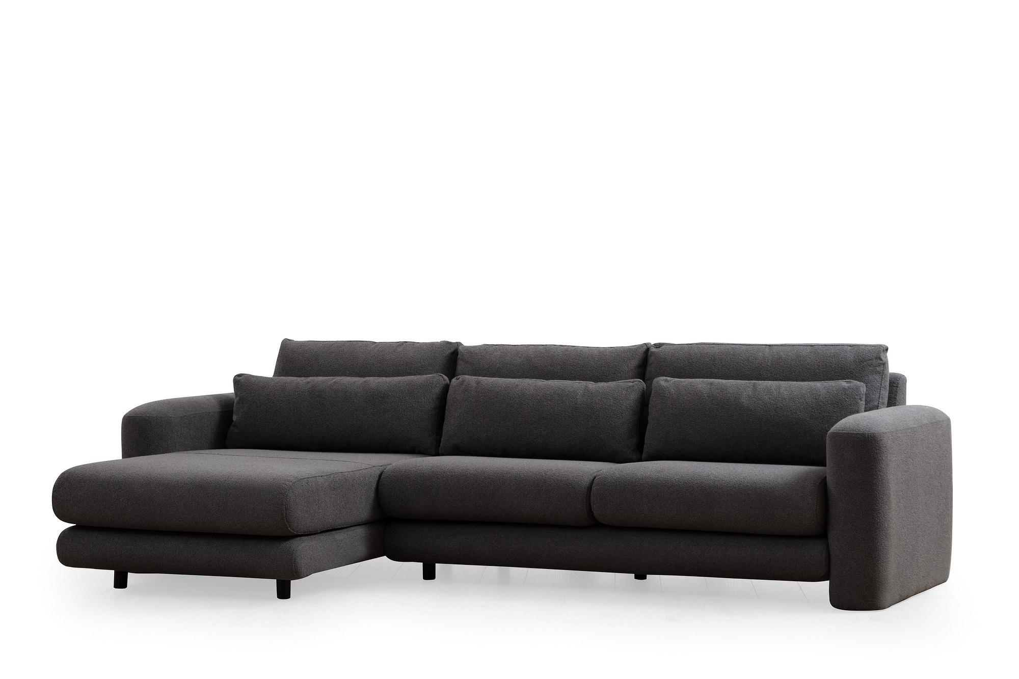 Lily Ecksofa Links Grau 7