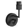 LED Wall Lamp Noor Cotton Aluminum 2-Light Black 3