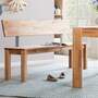 Sitzbank mit Lehne Buchenholz Massiv 5