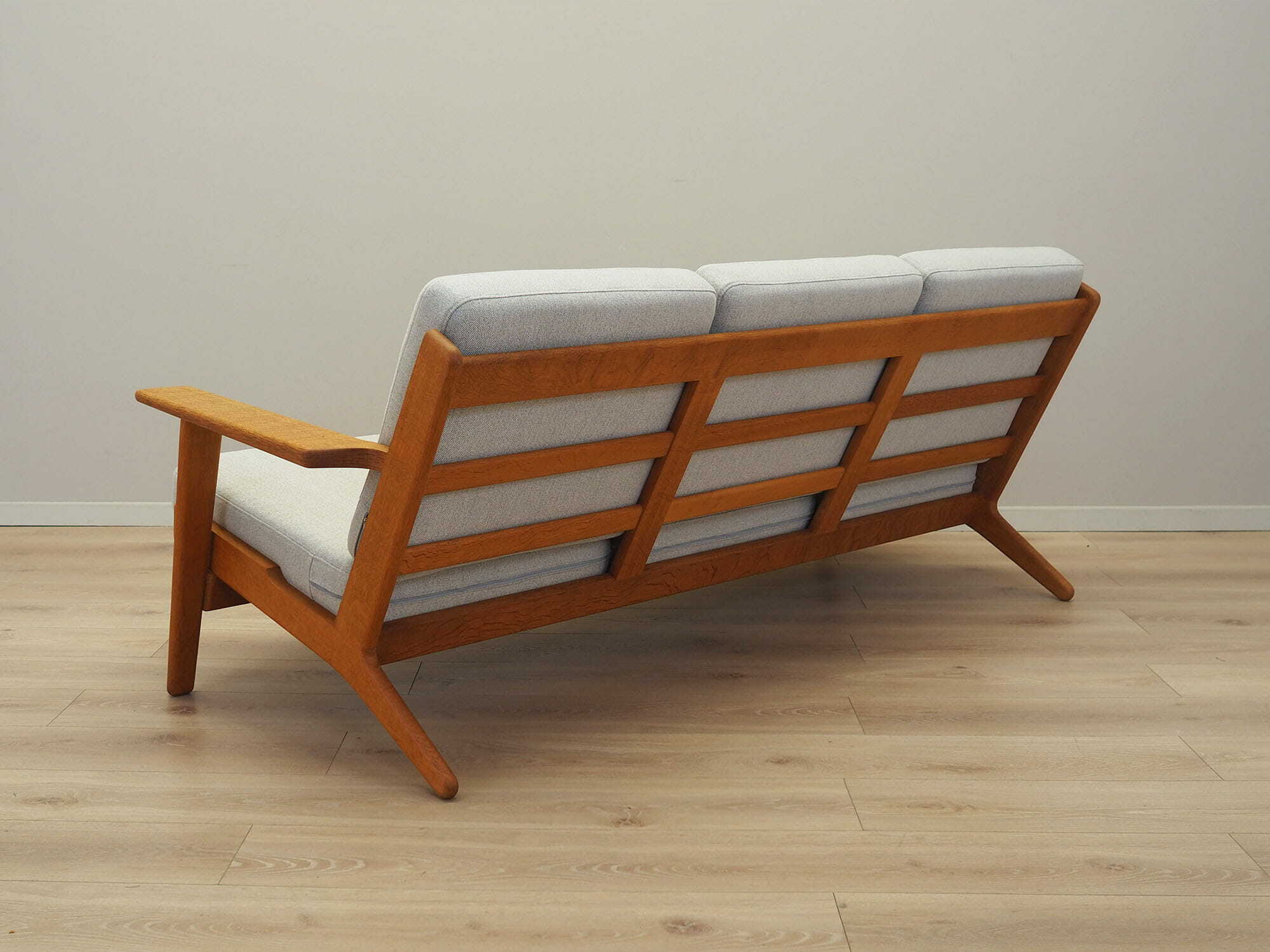 Sofa Holz Grau 1960er Jahre 3