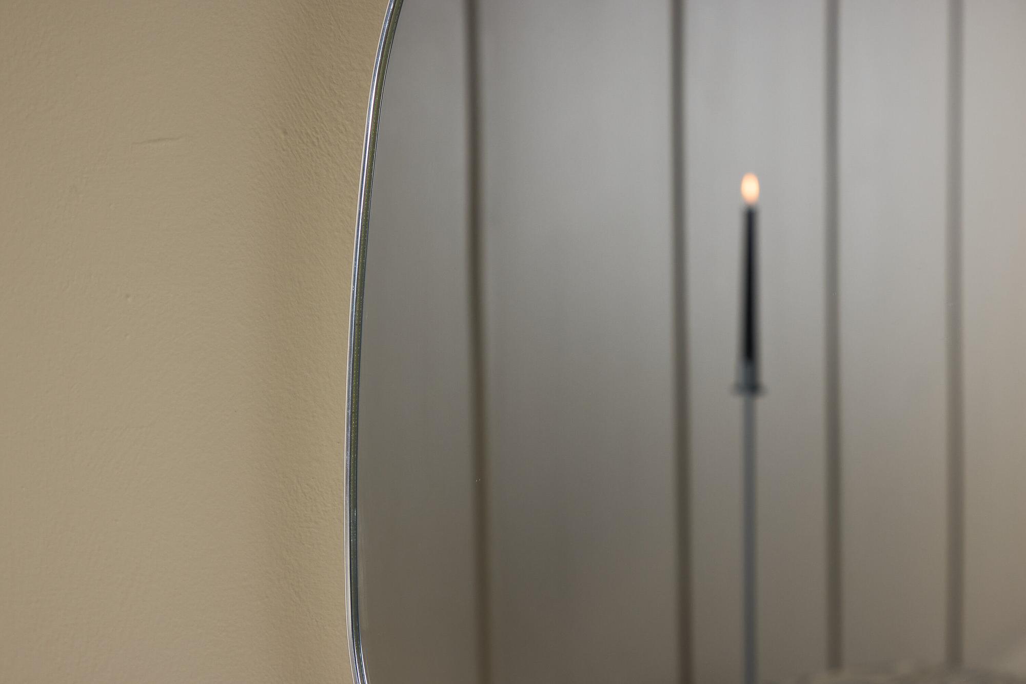 Askersund Spiegel 65x40 Aluminium-Rahmen Glas Silber 7