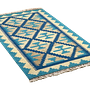 Kilim Gashgai Teppich Blau 2