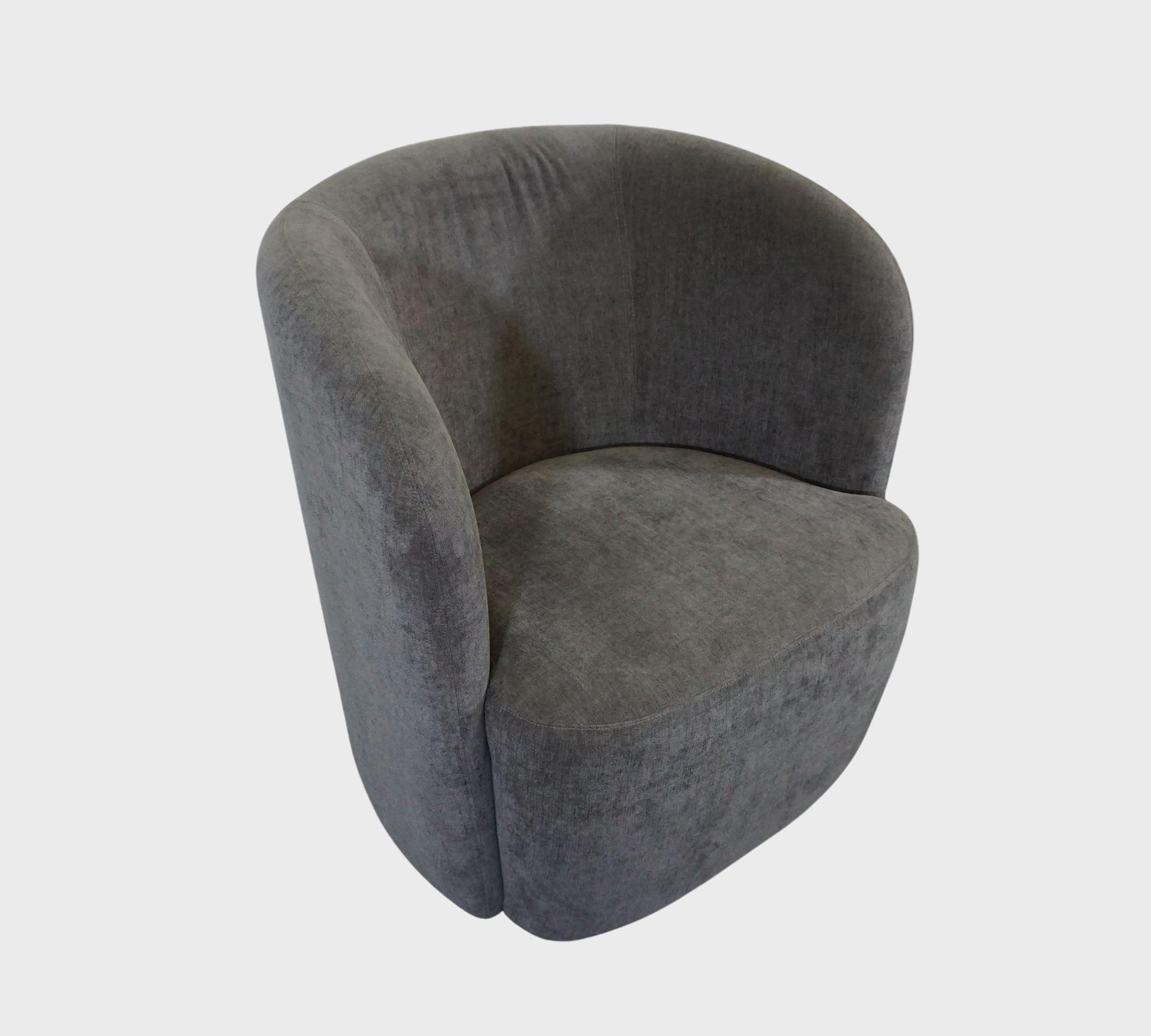 Blair Dreh-Sessel Danny Steel Grey 6