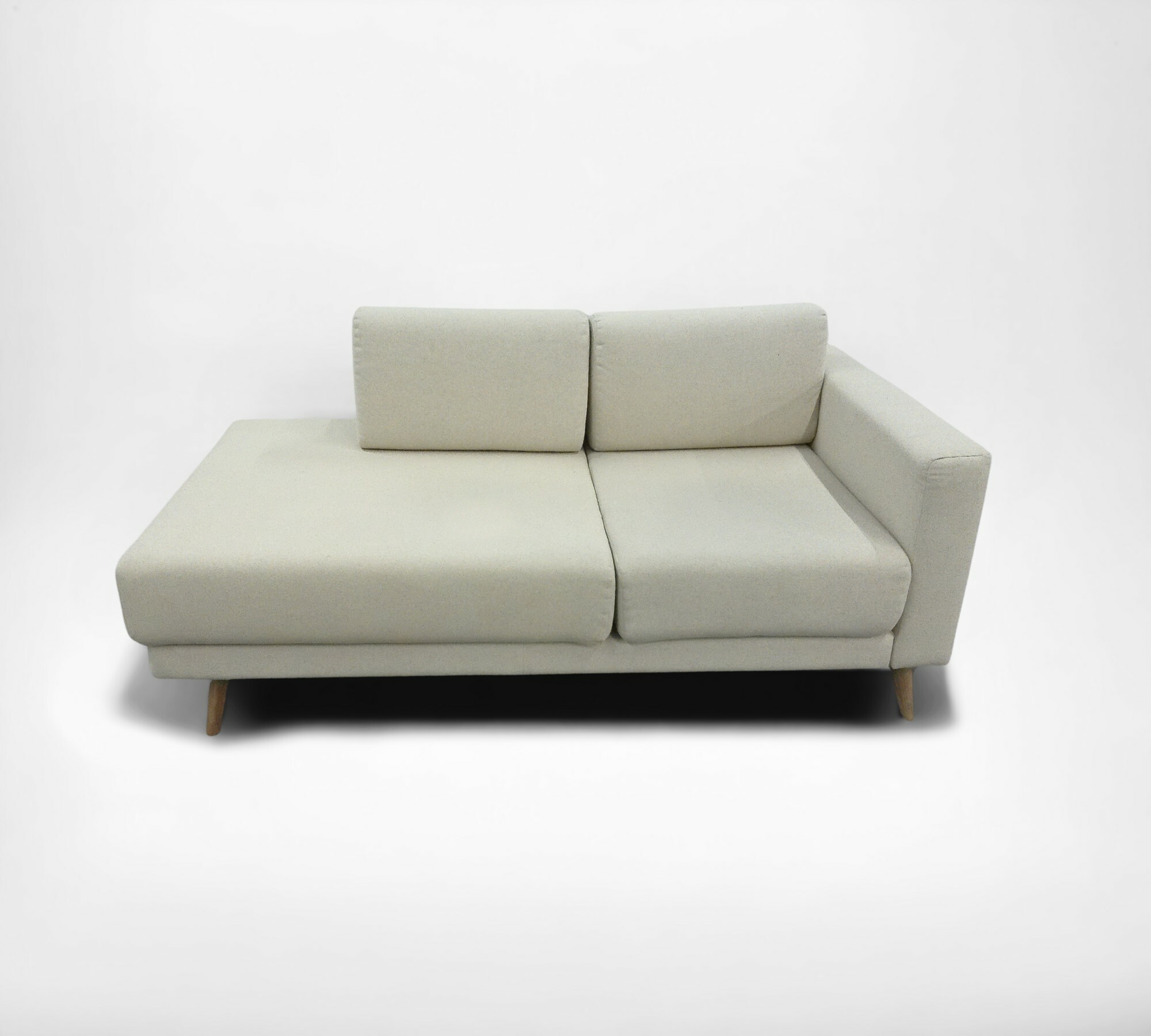 Tyme Sofa mit Récamiere Creme 0