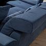 Frido Links Ecksofa Navyblau 2