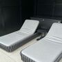 Drops Outdoor Beistelltisch Aluminium Grau  1