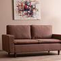 Lungo Sofa 2-Sitzer Hellbraun 2