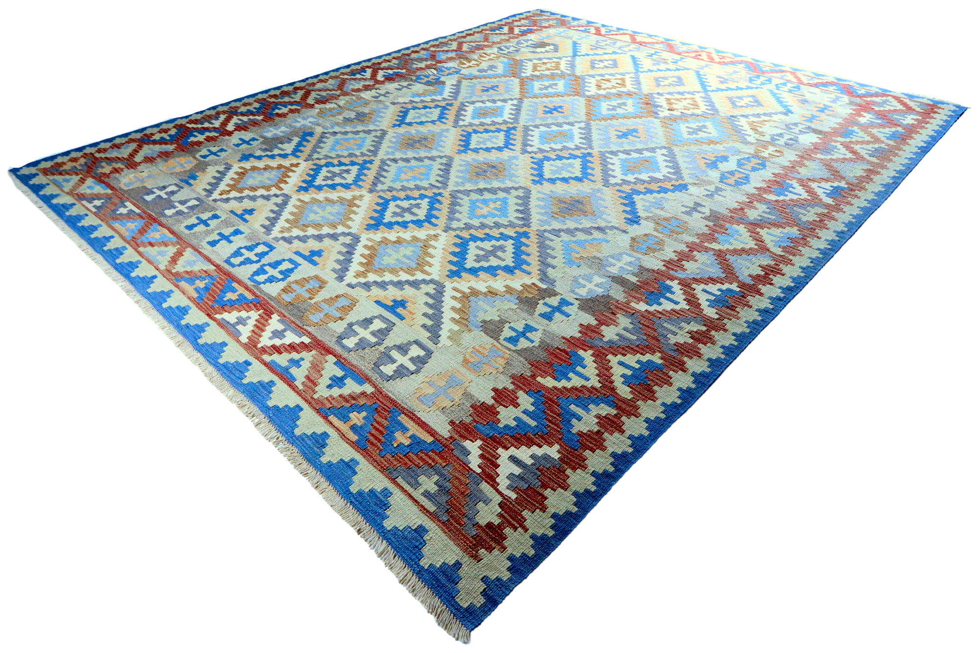 Kilim Gashgai Teppich Wolle Mehrfarbig 4