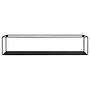 2x Wandregal Tarifa Metall Schwarz 4