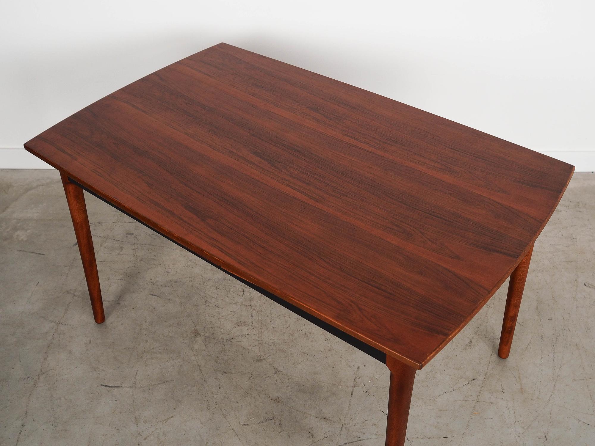 Walnut table Brown 1970s 10