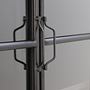 Manhattan Schrank Metall Glas Schwarz 3