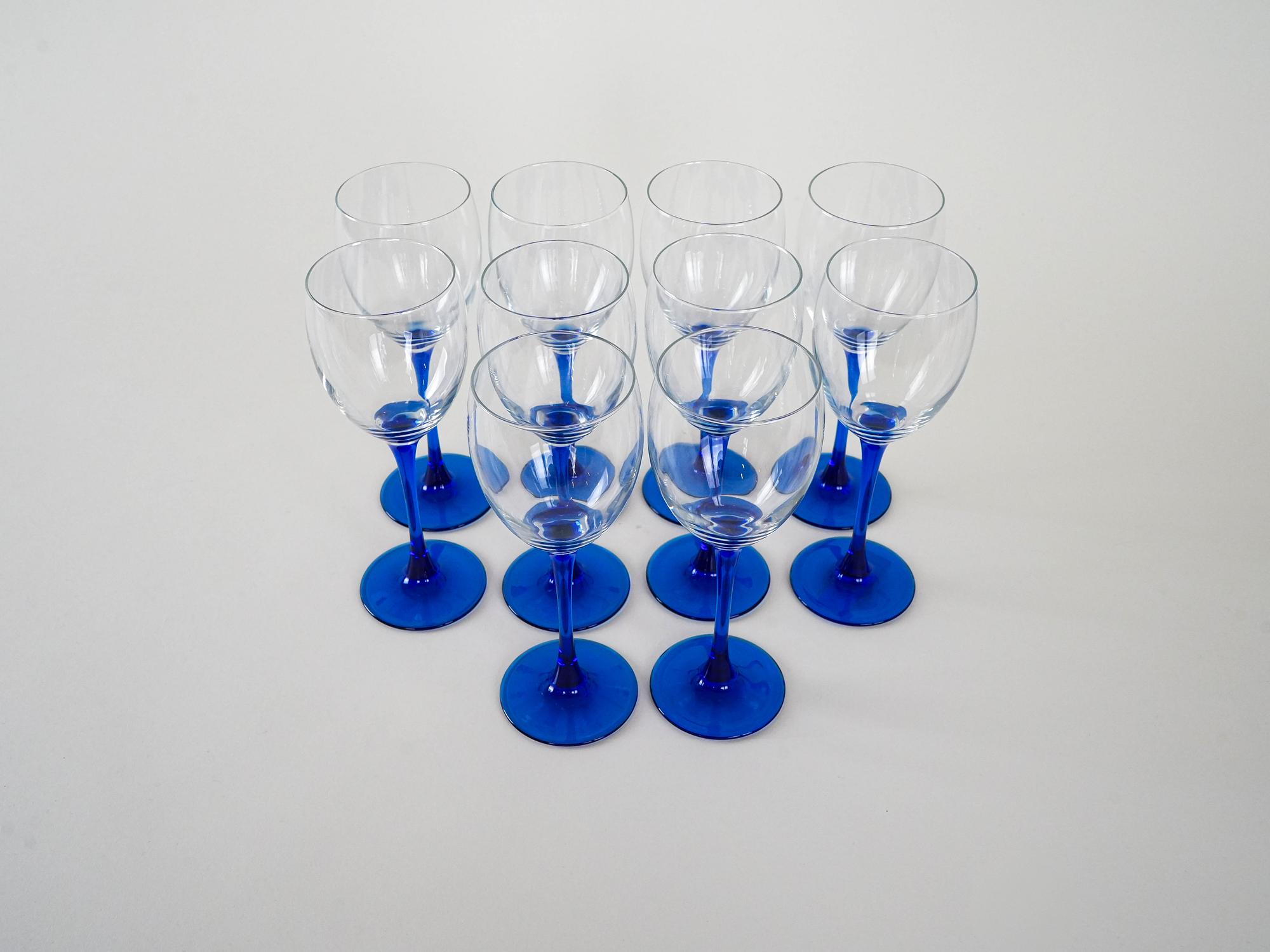 Weingläser 8x Blau 4