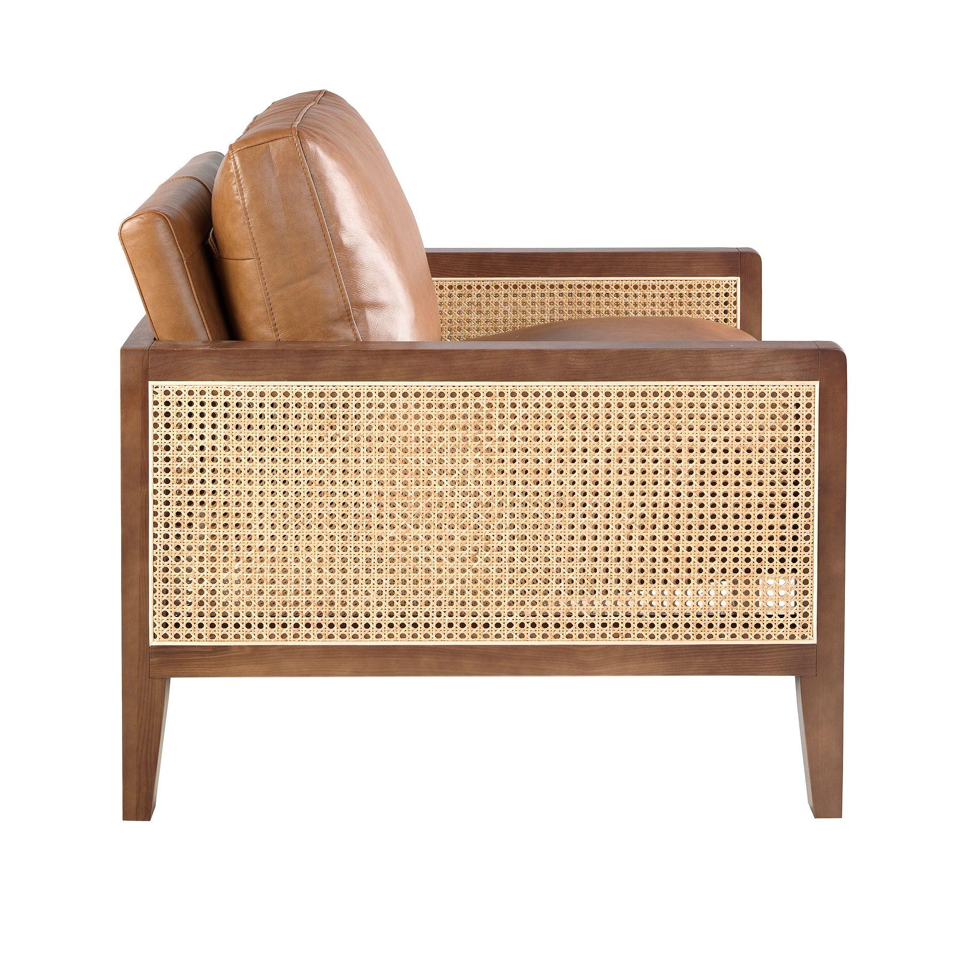 Sessel Leder Braun 5