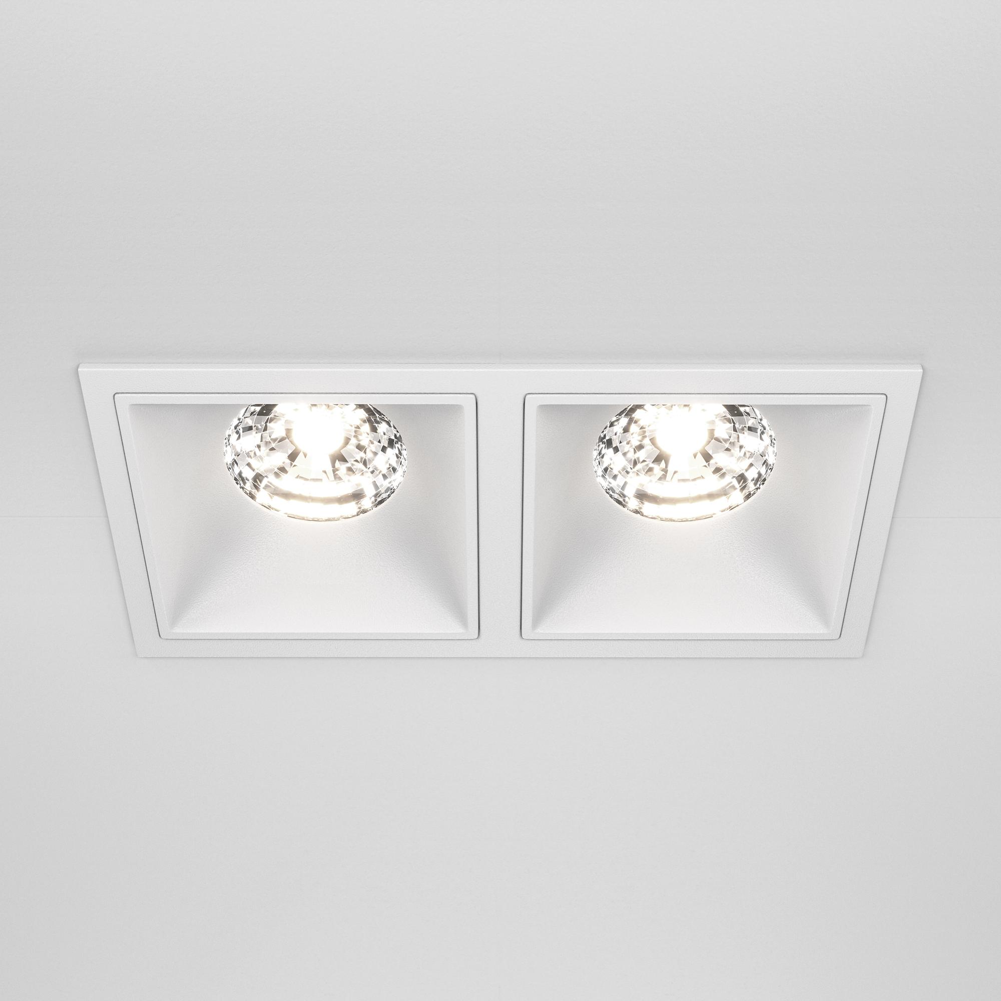 Alfa LED Recessed light Aluminium White 1