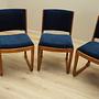 4x Dining chair Beech wood 1950s 2