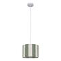 Pendant light Lirum iron / linen 1-bulb green 3