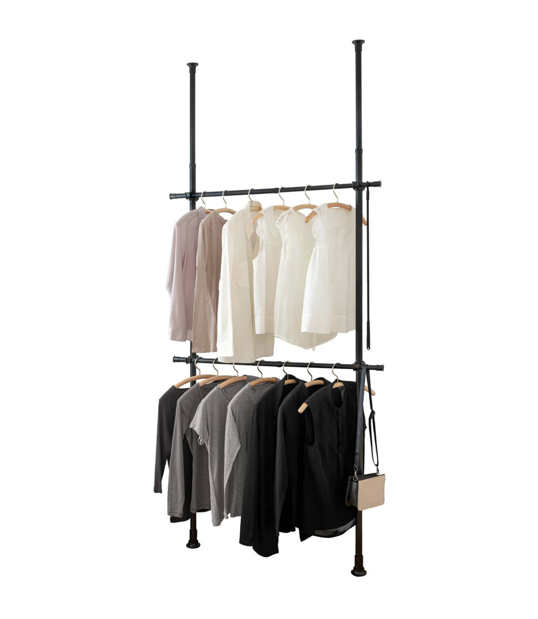 Teleskop-Regal Stahl Pulverbeschichtet Schwarz 3