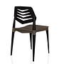 Flecharo Dining chair Plastic Black Brown 7
