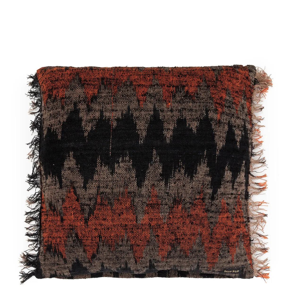Oh My Gee Kissenbezug Schwarz Orange 60x60cm 0