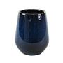  Keramikvase Marineblaue 1970er Jahre 0