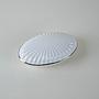 Porcelain shell dish White 1970s 6