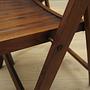 3x Chair Wood Brown 1990s 10