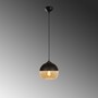 Ceiling light Metal Black Honey-colored Ø 20cm 3