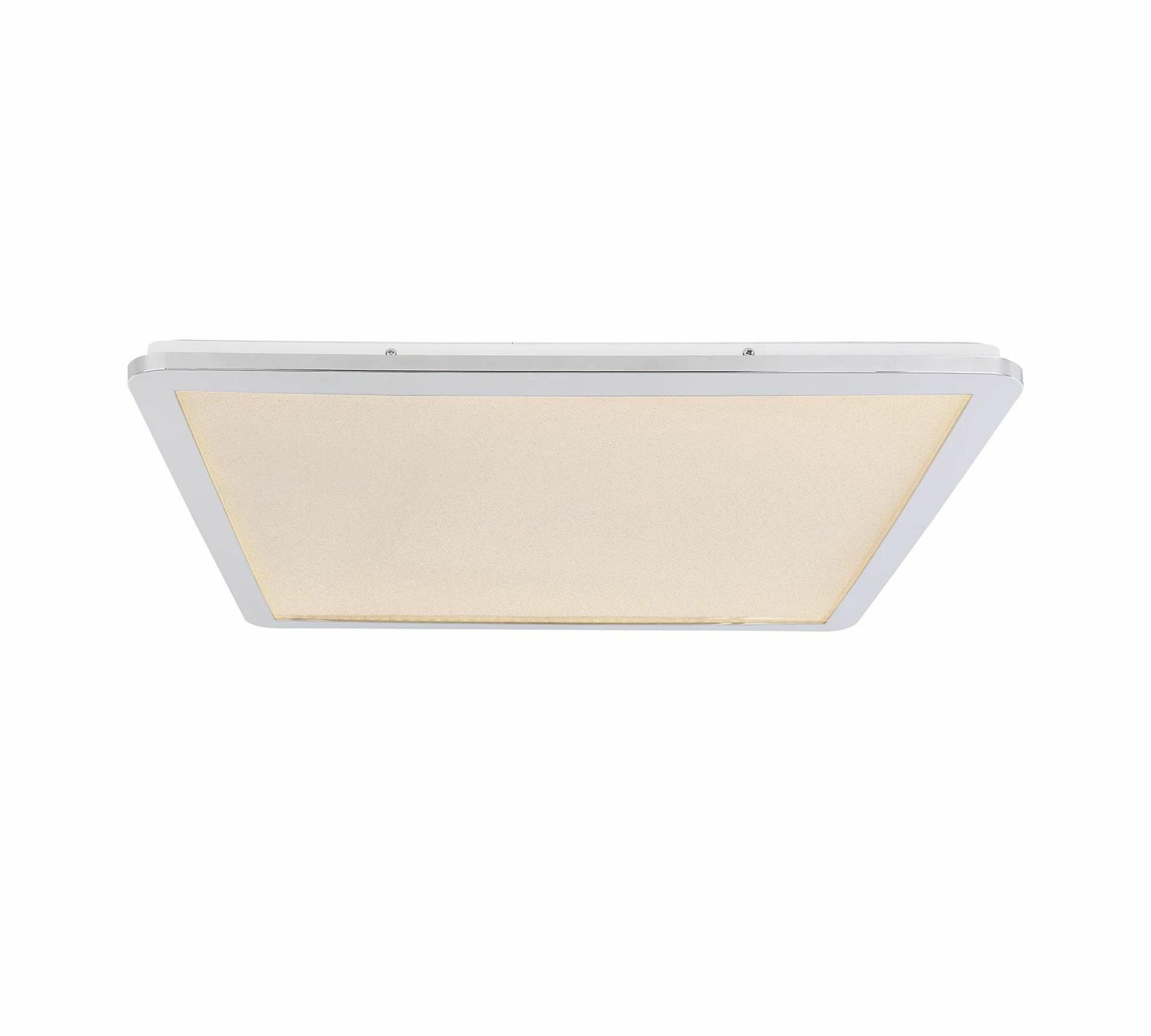 LED Deckenleuchte 1-flammig Glas Eisen Silber 2