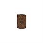 Savi Square Candle Holder Marble Brown 0