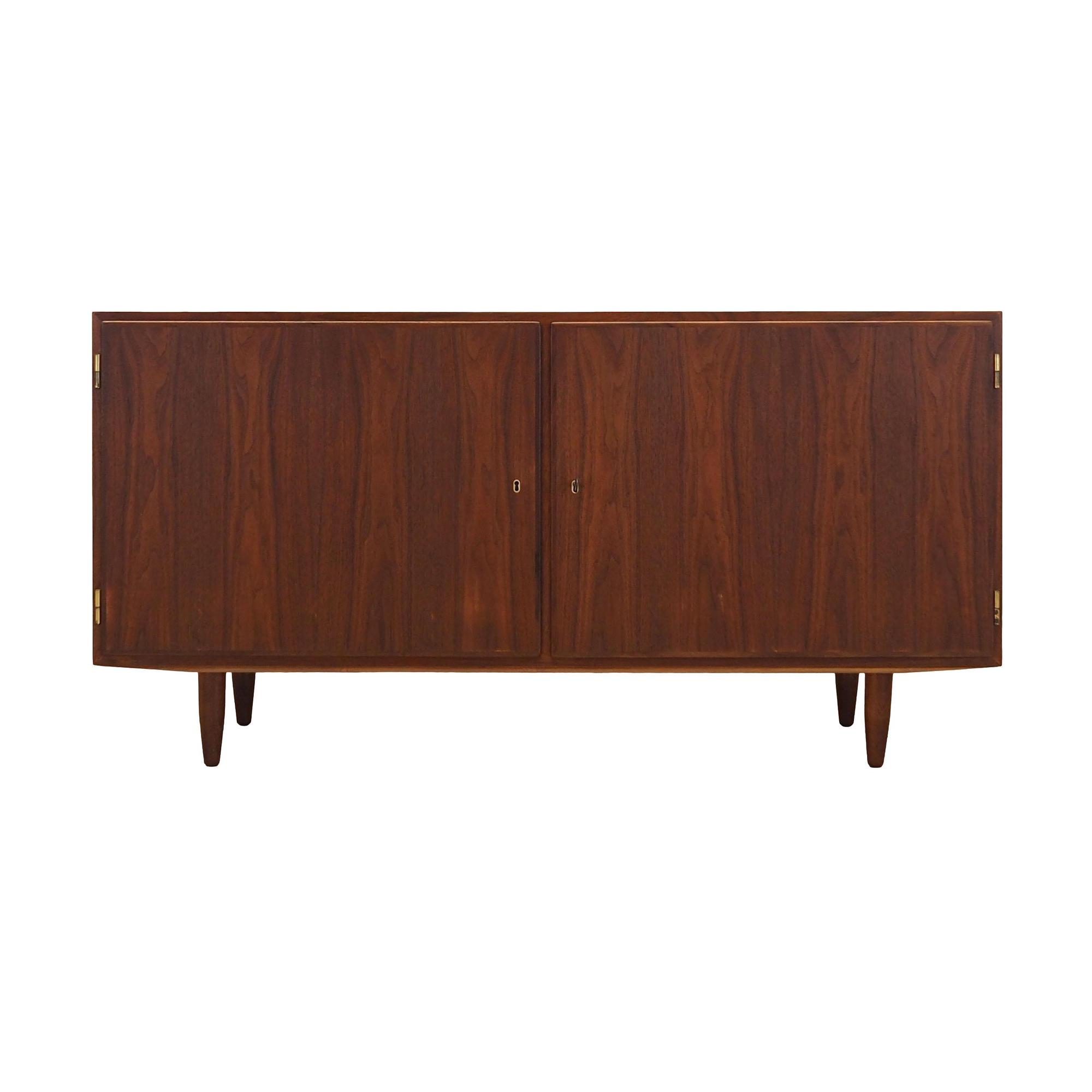 Walnuss-Schrank Braun 1970er Jahre 0