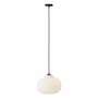 Pendant light 1-light glass metal white 2