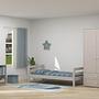 Kleiderschrank Extra Hoch Holz Grau 2