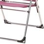 Klappstuhl Aluminium Textil Violett 3