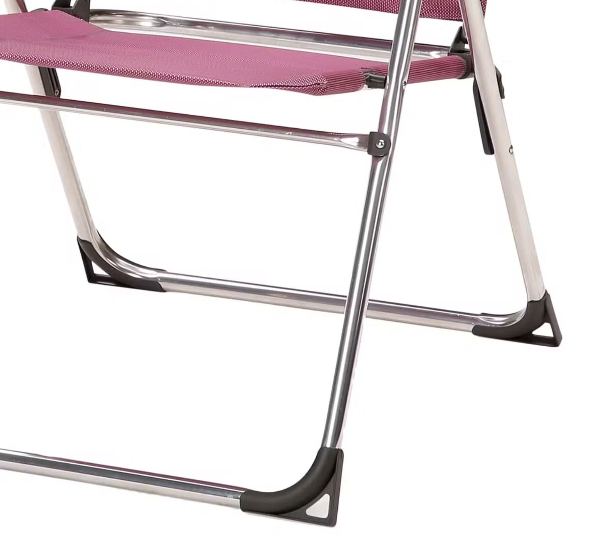 Klappstuhl Aluminium Textil Violett 3
