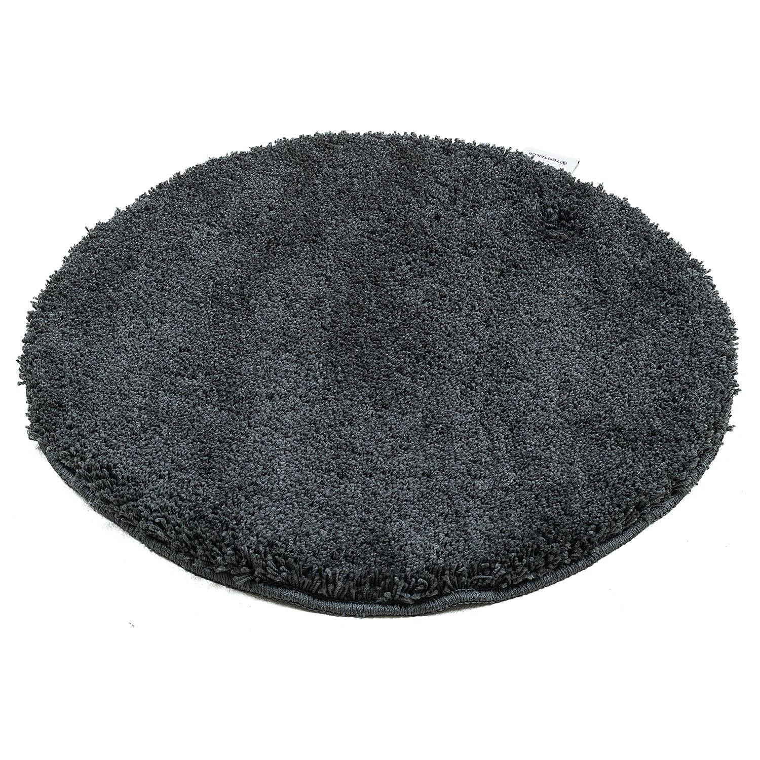 Cozy Bath Uni Badvorleger Anthrazit Ø 60cm 1