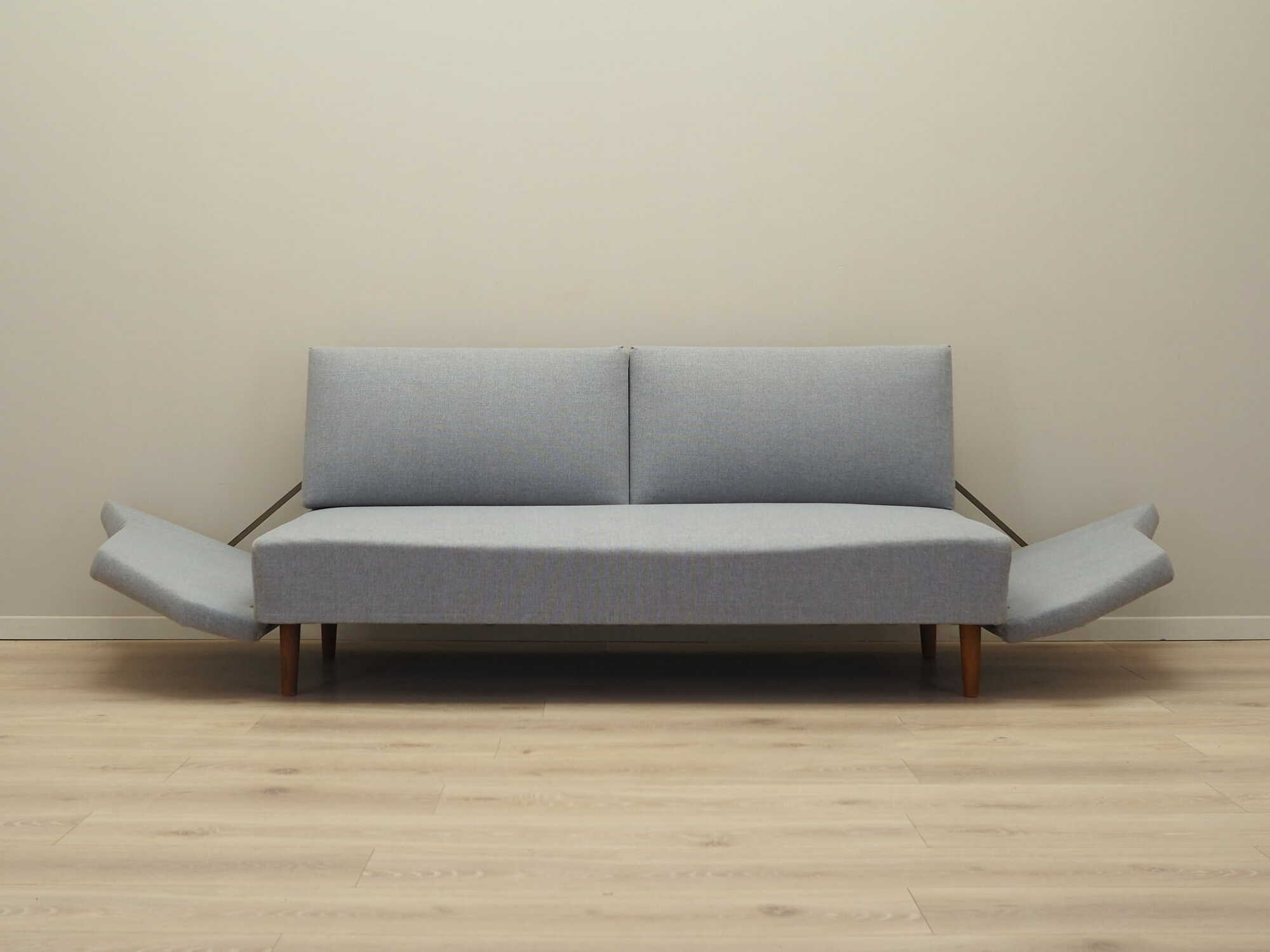 Sofa Textil Grau 1960er Jahre  2