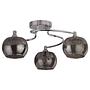 Ceiling light Lovell Smoked glass Silver 4